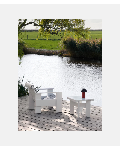 HAY Crate Low Table White - Gerrit Rietvald - PÅ LAGER